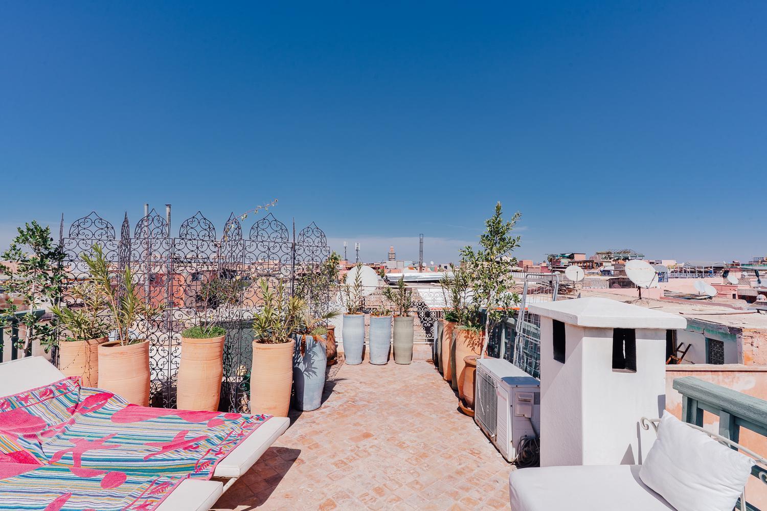 Riad Manaoui Marrakesh Bagian luar foto